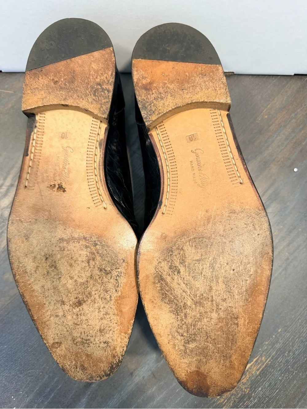 Vintage Mauri M Collection Genuine Alligator Italian Tassel Dress Shoes – Men’s